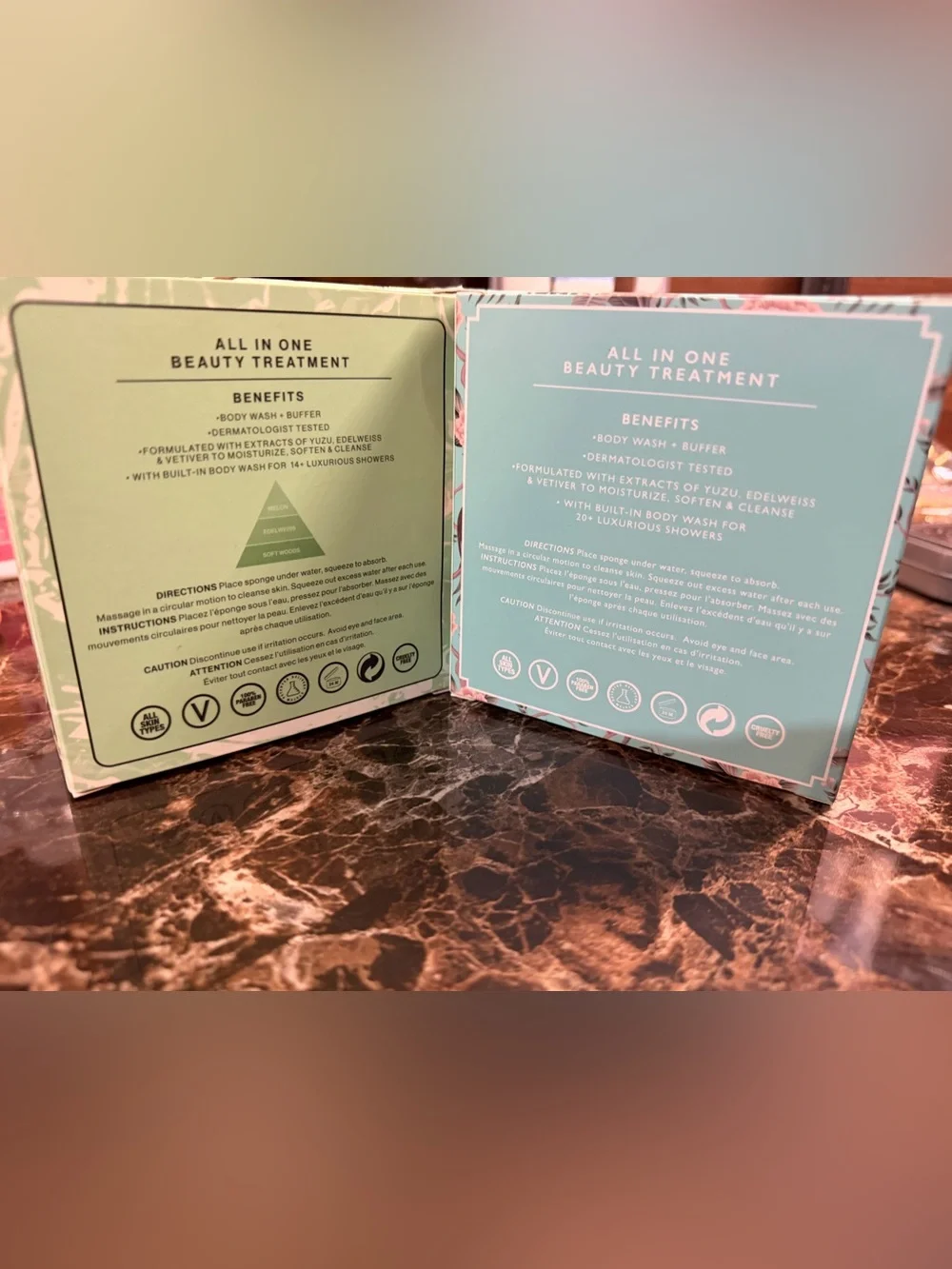 Spongellé Edelweiss & Mystic Oud Infused Body Wash Buffers